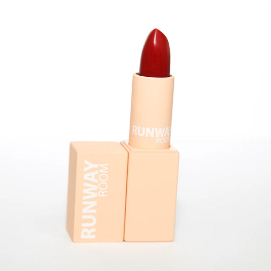 RUNWAY ROOM CEO -RICH DEEP RED MATTE LIPSTICK