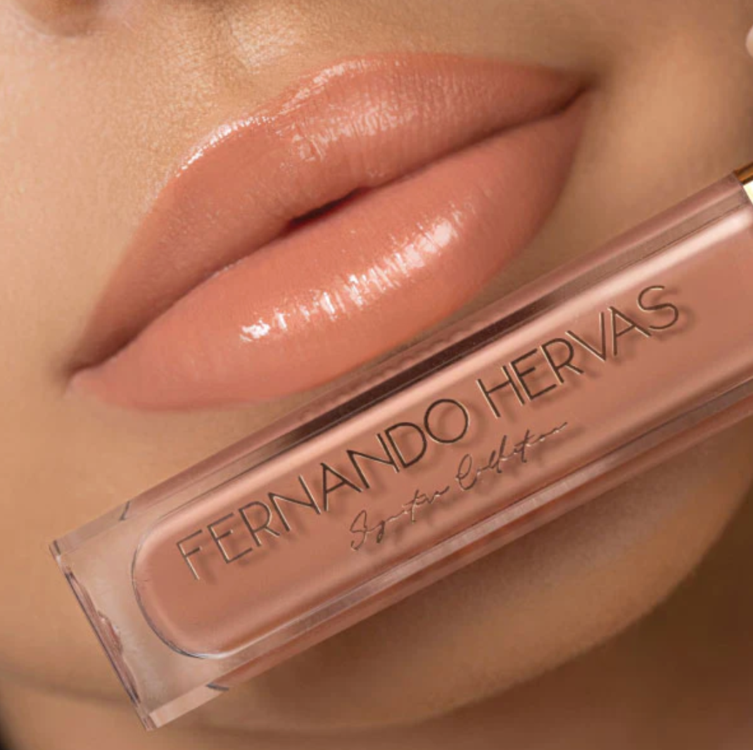 NUDE 4 (MID TONE NUDE) LIP SHINE ARGAN GLOSS BY FERNANDO HERVAS