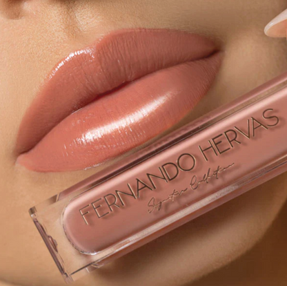 NUDE 5 (MID TONE ROSY NUDE) LIP SHINE ARGAN GLOSS BY FERNANDO HERVAS