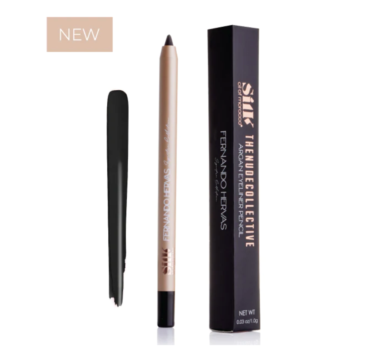 SILK X FERNANDO THE NUDE COLLECTIVE EYELINER - DARK AS NIGHT